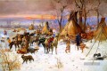 indian Jäger zurückkehren 1900 Charles Marion Russell